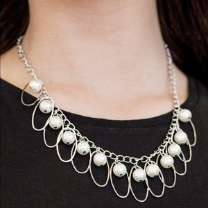 Paparazzi necklace with matching earrings